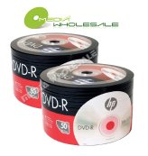 HP Branded Logo Blank DVD Discs (100-Pack)