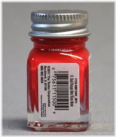 Flat Red Enamel Paint by Testors