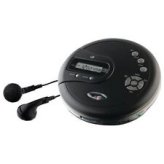 Blackwave Portable Stereo CD Player with FM Radio and Anti-Skip Protection