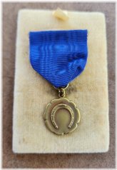 Vintage Horseshoe Tournament Medal - San Joaquin Valley, 1933