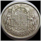 Canadian Silver Jubilee Half Dollar