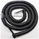 Charcoal Gray Handset Cord - 25ft