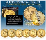 Golden Hue Presidential Coin Set Featuring Living Presidents