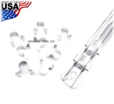 Steel Socket Rail Clips Set