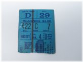 Rangers vs. Bruins 1974 Hockey Ticket Stub featuring 2 Orr Goals