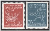 Olympics Torch Javelin Stamps from 1956