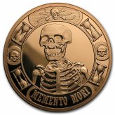 Copper Memento Mori Round