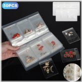 Clearview Jewel Keeper: 50-Pack Reclosable Storage Bags for Earrings and More