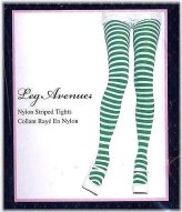 Striped Opaque Tights by Leg Avenue