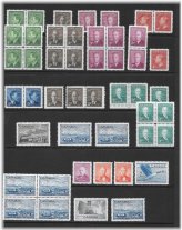 Canadian Stamp Assortment 1949-1952