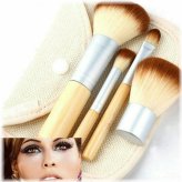 Flawless 4-Piece Makeup Brush Set for Expert Application