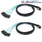 SATA Multi-Lane Breakout Cable