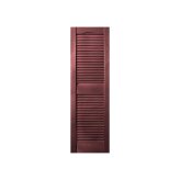 Louvered Vinyl Shutters in Bordeaux