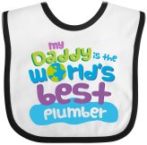 Plumber's Pride Bib & Burp Cloth Set
