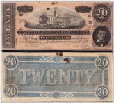Southern Heritage $20 Confederate Note