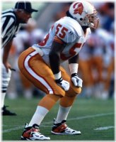 Gridiron Glory: Derrick Brooks Vintage Photo