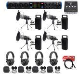 Podcaster's Pro Kit: Interface, Mics, Stands, and Filters for 4-Person Podcasting