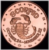 Scorpio Copper Round