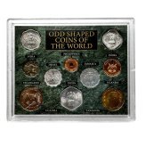 Global Coin Assortment of Unique Shapes