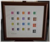 Limited Edition Hong Kong Queen Elizabeth II Stamp Collection (1997) - Framed