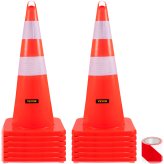 High-Visibility Road Safety Cones Set