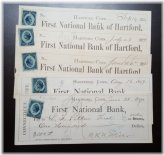 Antique First National Bank Checks