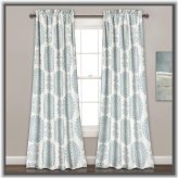 Evelyn Medallion Rod Pocket Curtains