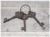 Rustic Western Jail Keys Collection