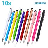 TouchWrite Universal Stylus Set - 10 Pack for Touch Screen Devices