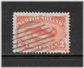 Codfish Red Orange Stamp