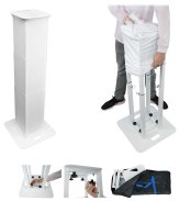 Collapsible DJ Totem System with Lights and Speakers