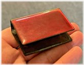 Copper Enamel Match Box Cover - Mid-Century Modern #3