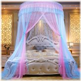 Pink Dome Ceiling Canopy