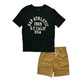 Black and Khaki Duo for Boys Size 10/12