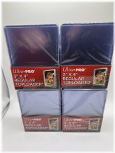 Card Protector Bundle - 100 Clear Sleeves for Regular Trading Cards