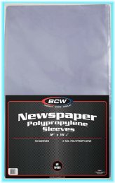 Clear Poly Storage Sleeves for Historical Newspapers (12"x16")