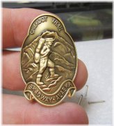 Chilkoot Trail Skagway AK Hiking Stick Medallion
