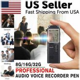 WhisperCapture 32G - Mini Voice Activated Sound Recorder and MP3 Player