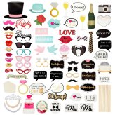 Charming Moments Wedding Photo Props Set