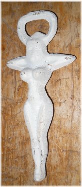 Naked Lady Cast Iron Bottle Opener