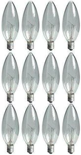 Clear Candlelight Glow Bulbs