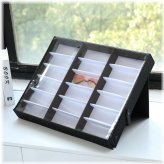 OptiBox: Compact and Organized Eyewear Storage Solution for 18 Pairs