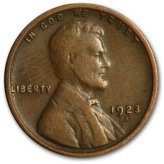 Vintage 1923 S Lincoln Wheat Penny