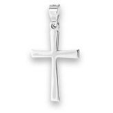 Silver Cross Charm Necklace