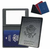 Voyage Vault: Leather Pocket ID Card Holder and Passport Wallet