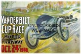 Vintage Vanderbilt Cup Racing Poster