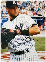 Yankees Legend Derek Jeter Autographed 8x10 Photo Replica