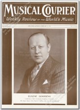 Vintage Musical Courier Framed Cover Print - February 29, 1936