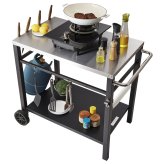 Outdoor Prep Cart Dining Table