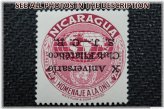 Magenta Inverted Ovpt Signed Kessler - Nicaragua Stamp